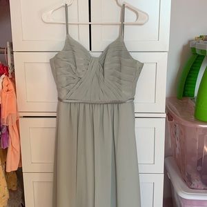 Sorella Vita bridesmaid dress light sage color size 4